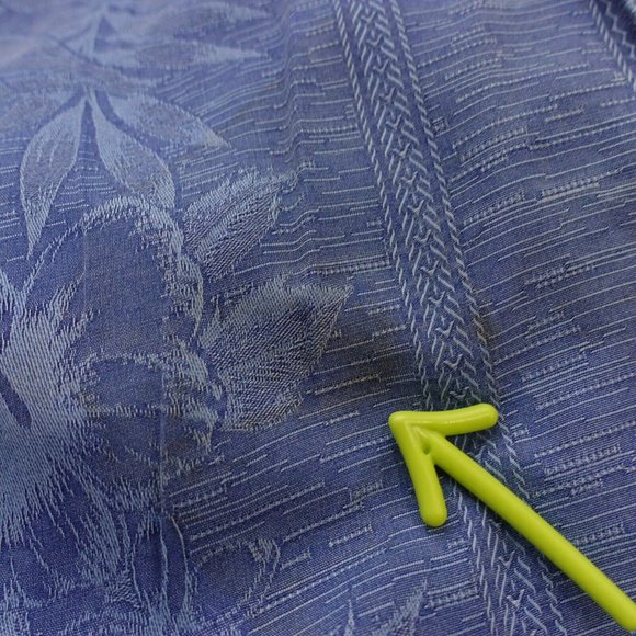 Tommy Bahama Shirt Men Medium Blue Silk Hawaiian Camp Beach Tropical Floral Leaf - Picture 9 of 15